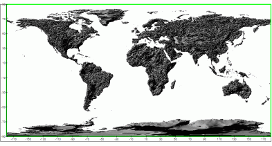 contour map world